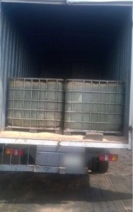 Petrol concealed in an unsuspecting truck